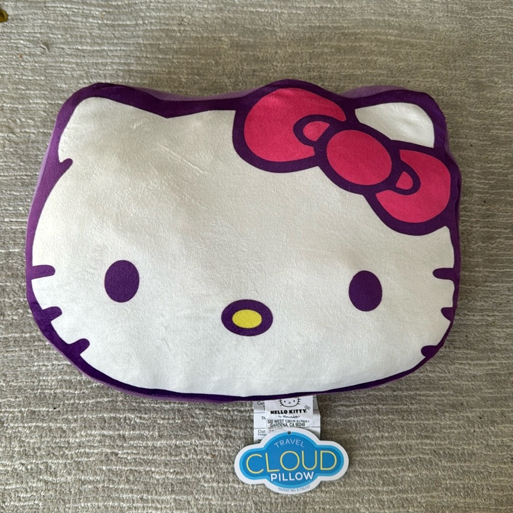 Hello Kitty cloud travel pillow